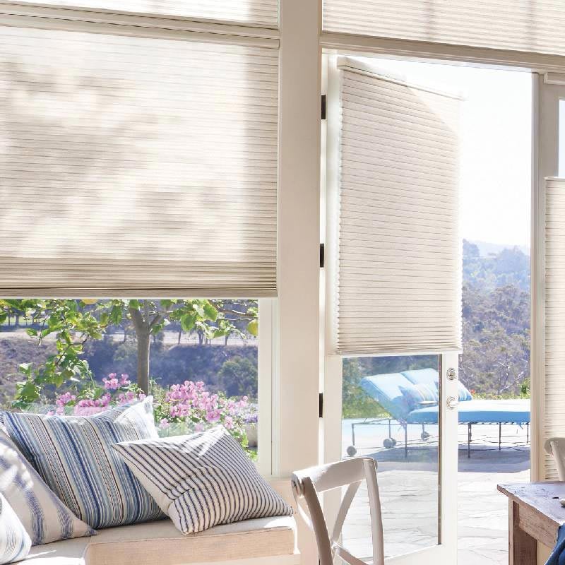Living room window treatments