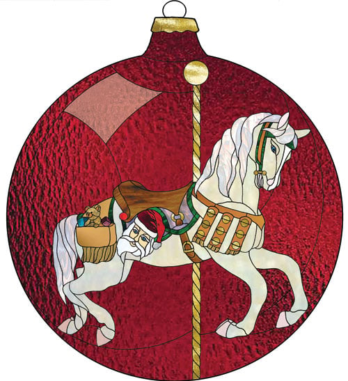 Christmas Carousel Horse