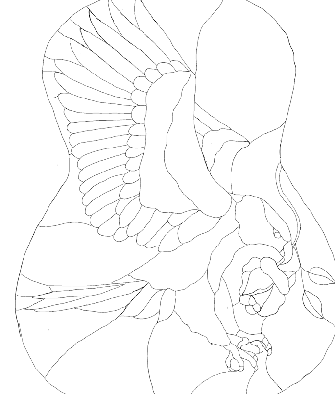 Eagle Pattern for Guitar