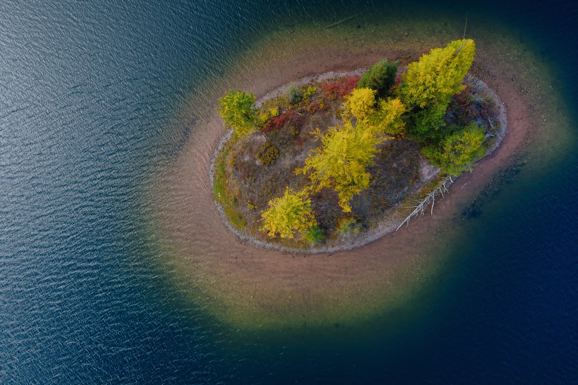 Seeley Lake Island