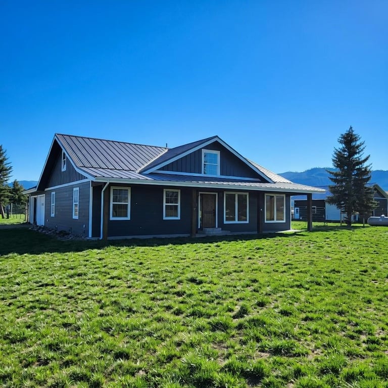 Modest, modern home in Plains, Montana