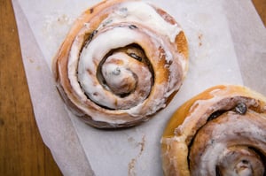 Blueberry Pecan Cinnamon Roll