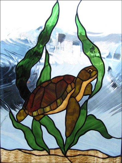 Swimming Sea Turtle