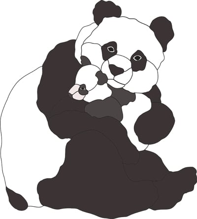 Panda Bear and Baby