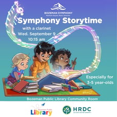Bozeman Symphony Brings Live Music to Storytime September 9