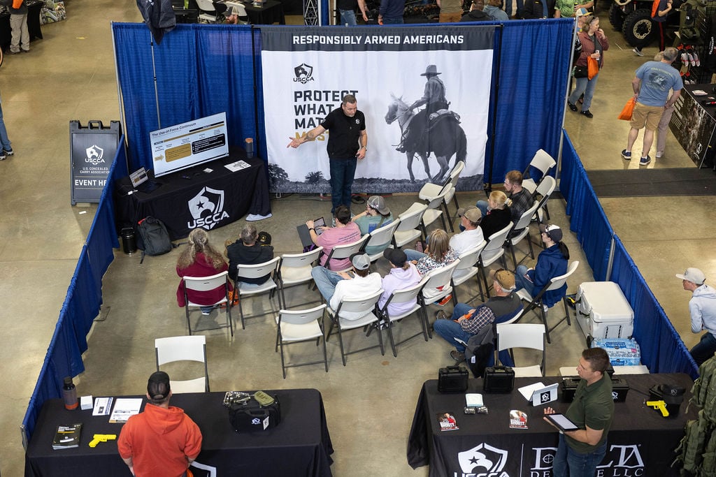 Educational seminar overhead view