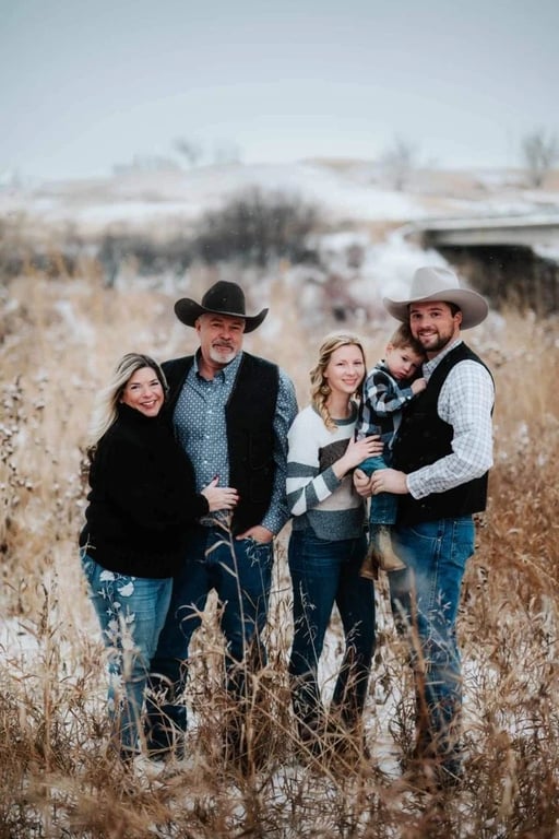 Eric Albus with supporters