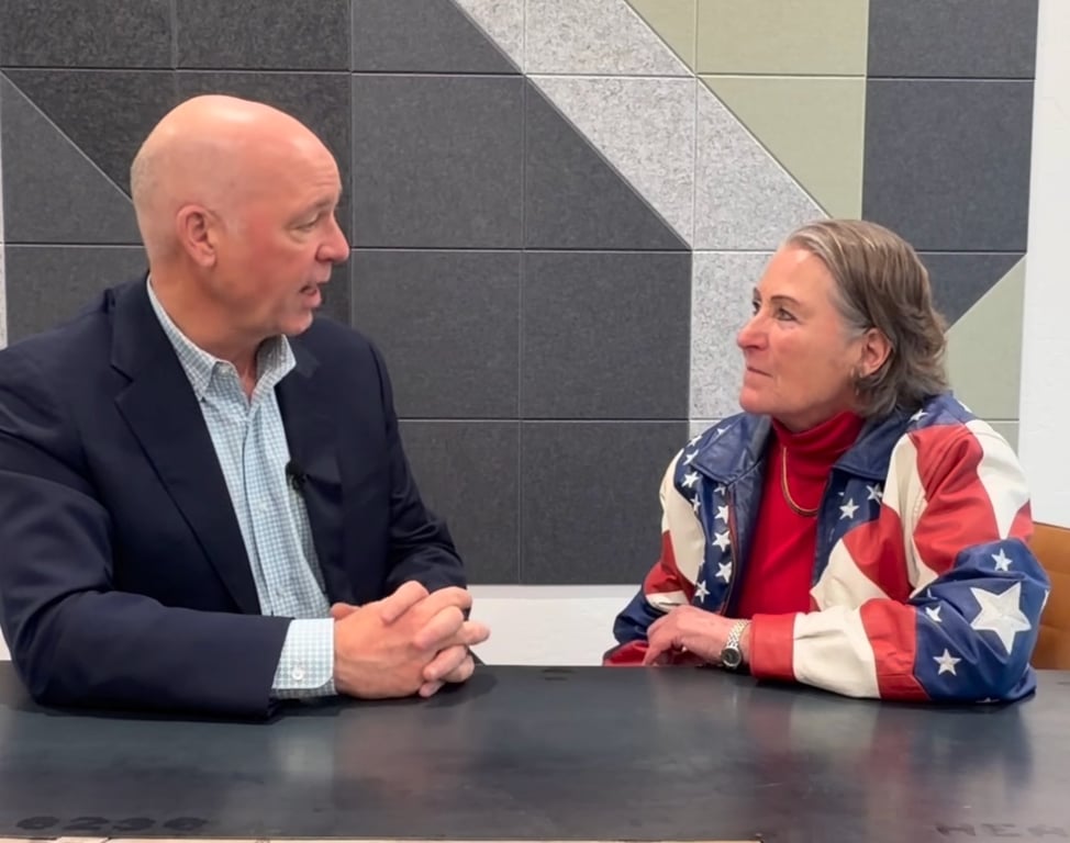 Shelley Vance with supporters