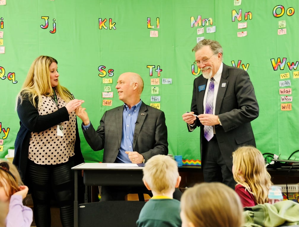 David Bedey with supporters