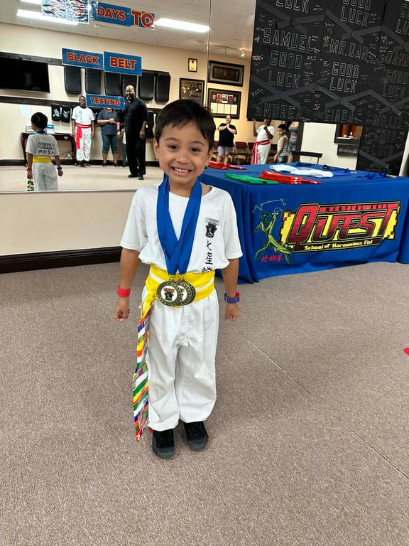 Quest Martial Arts student