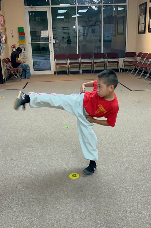 Quest Martial Arts student