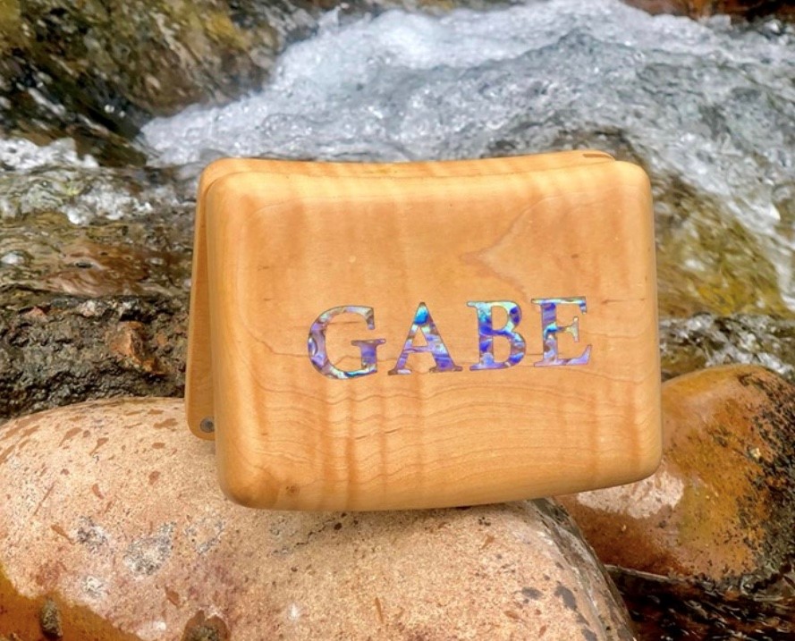 Monogramming Abalone Shell