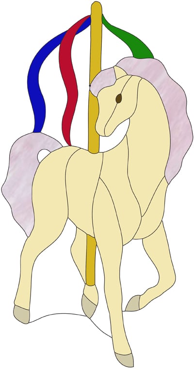 Simple Carousel Horse