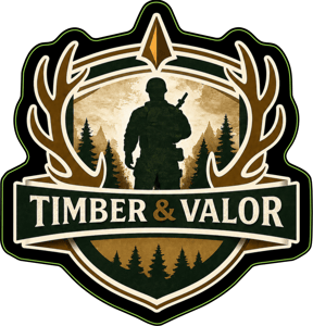 Timber and Valor logo sticker