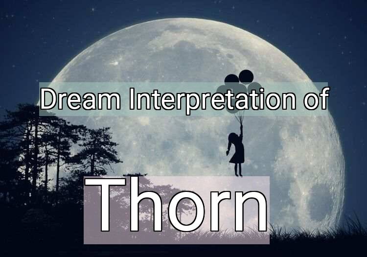 Dream Meaning of Thorn