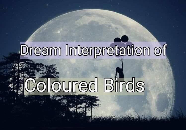 Dream Meaning of Coloured Birds
