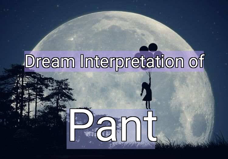 Dream Meaning of Pant