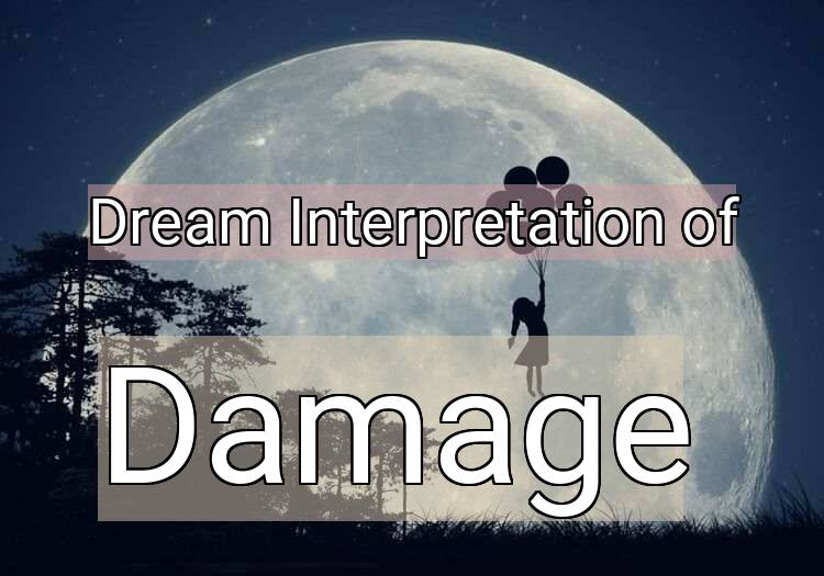Dream Meaning of Damage