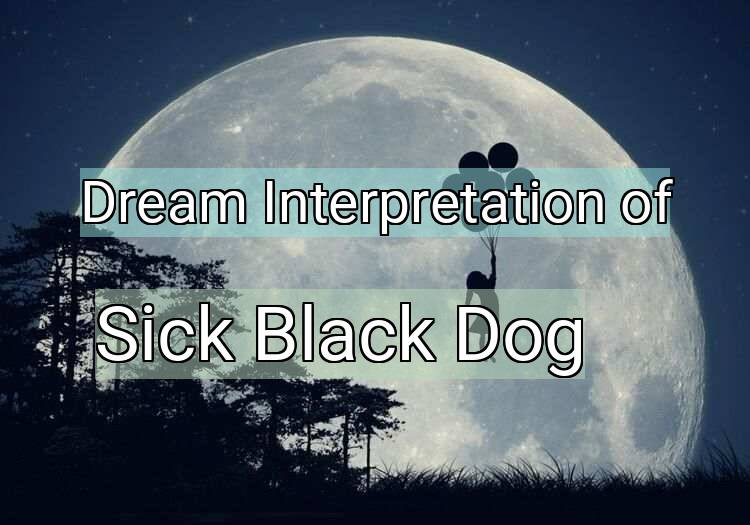 Dream Meaning of Sick Black Dog
