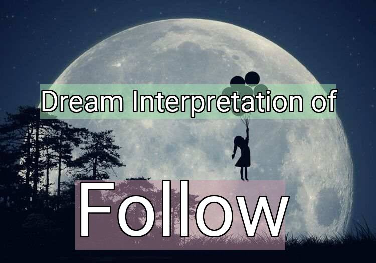 Dream Meaning of Follow