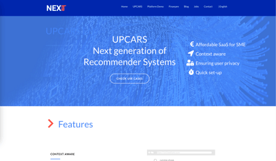UPCARS - Privacy centred, GDPR compliant recommender system