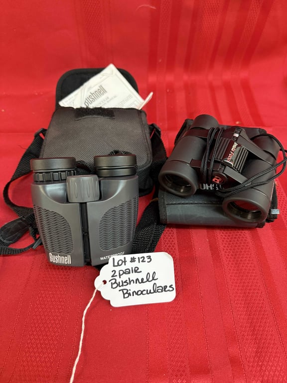 2 PRS. BUSHNELL BINOCULARS