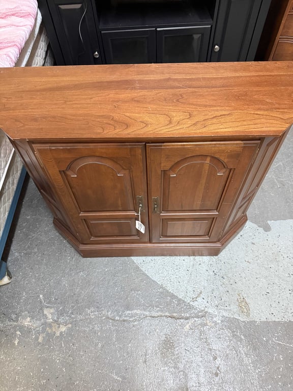 GEORGIAN CARVED CHERRY CONSOLE TABLE - Image 2