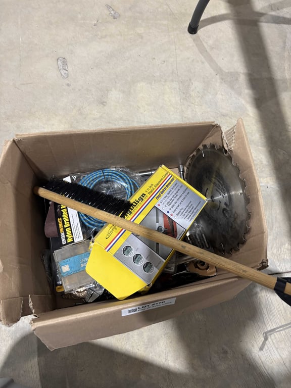 Box of misc tools