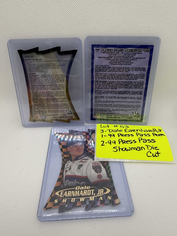3 EARNHARDT JR CARDS - Image 2