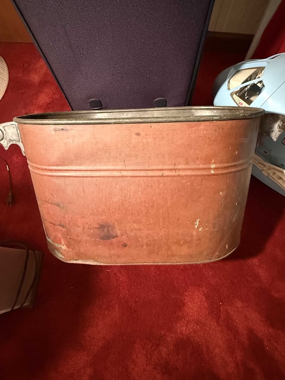 VTG OVAL COPPER WASH BOILER