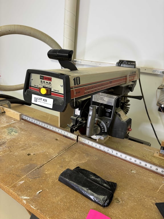 Craftsman 10" Radial Saw & Table - Image 2