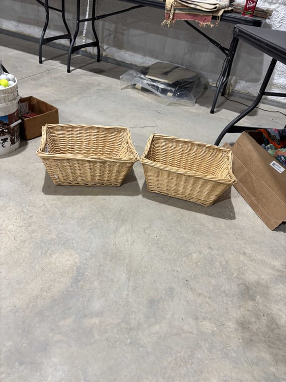 Two Wicker Baskets