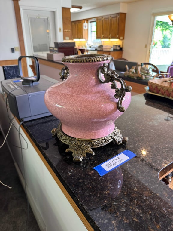 Pink vase