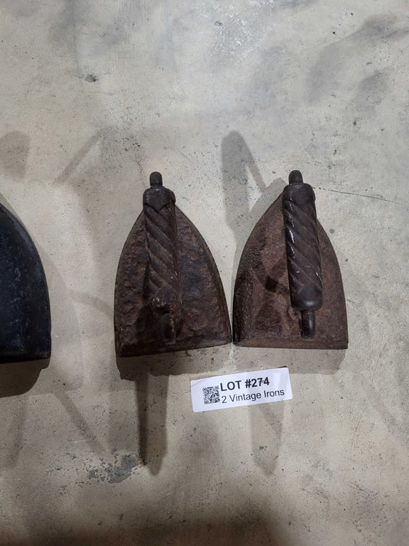 2 Vintage Irons