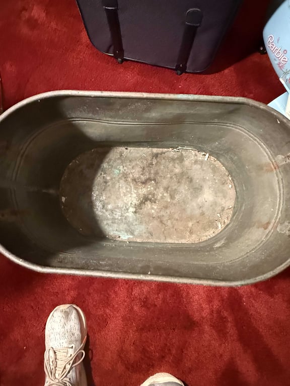 VTG OVAL COPPER WASH BOILER - Image 2