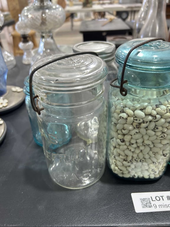 9 misc fruit jars - Image 2