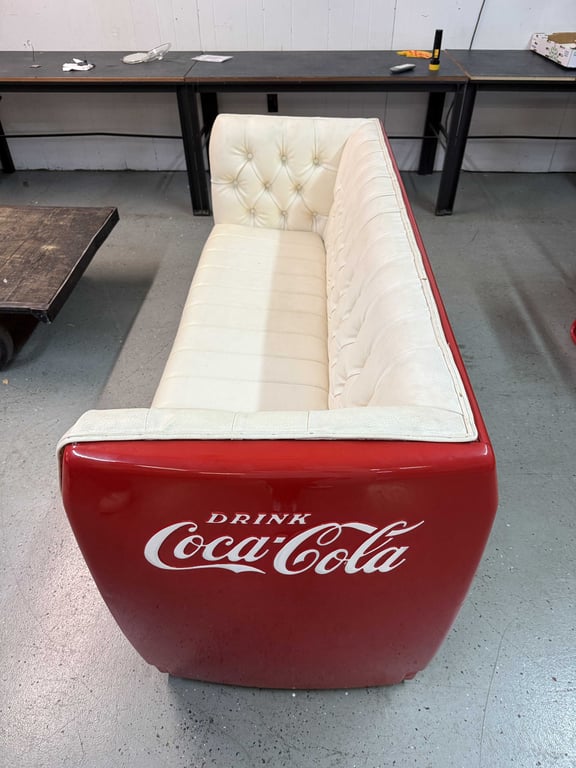 VTG COKE COOLER MADE INTO SOFA - Image 3