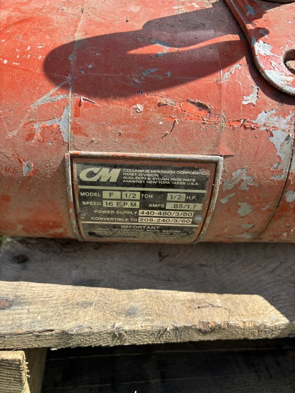 Columbus McKinnon Electric Hoist - Image 4