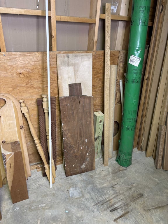 Misc wood, spindles, slabs, etc - Image 3