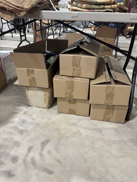 7 Boxes of Lighted Christmas Centerpieces - Image 3
