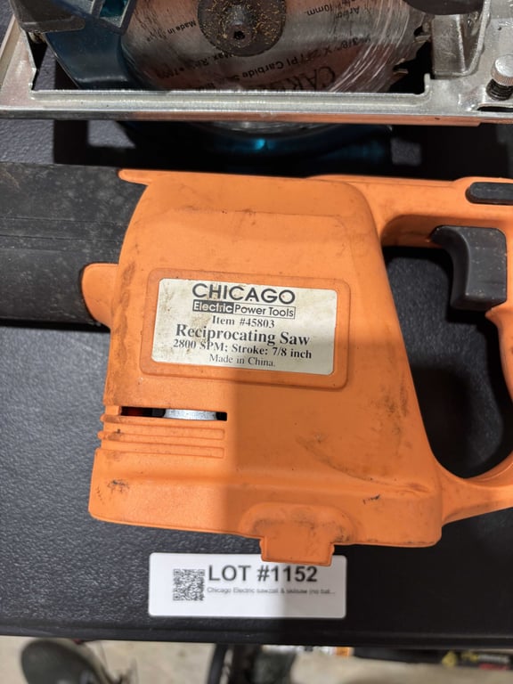 Chicago Electric sawzall & skilsaw (no batteries) - Image 2