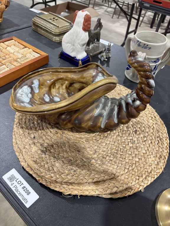 Ceramic Cornucopia Centerpiece - Image 3