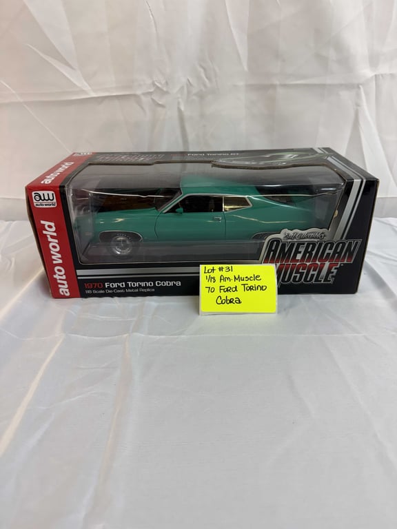 1:18 AM. MUSCLE 70 FORD TORINO COBRA
