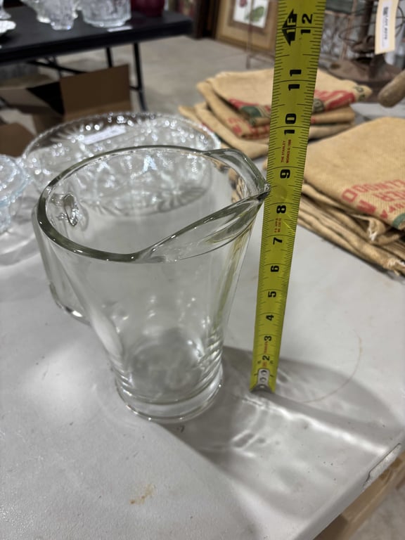 Pressed Glass Pitcher - Image 3