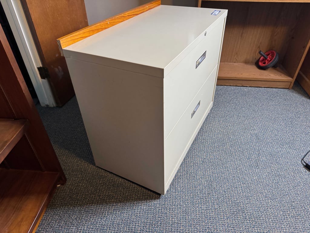 2 drawer oversized file cabinet - Image 2
