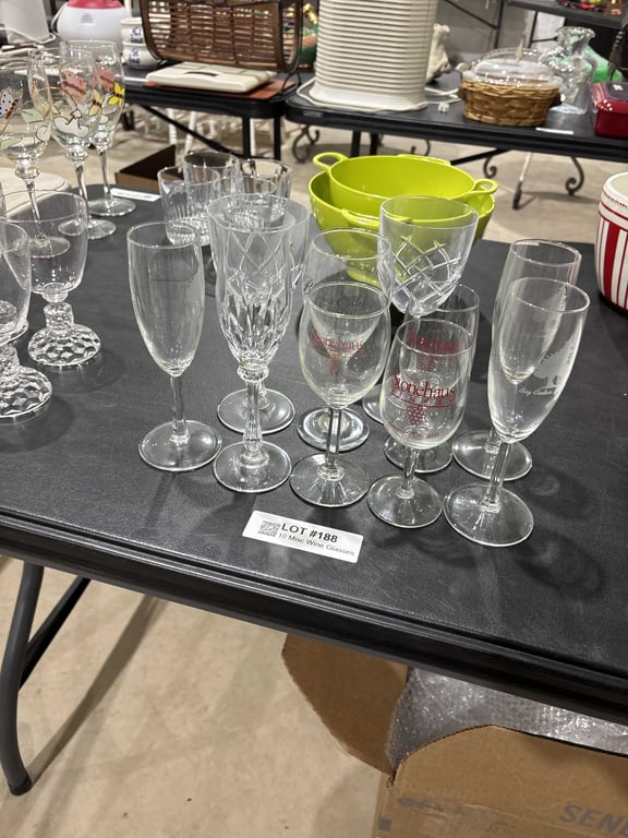 10 Misc Wine Glasses