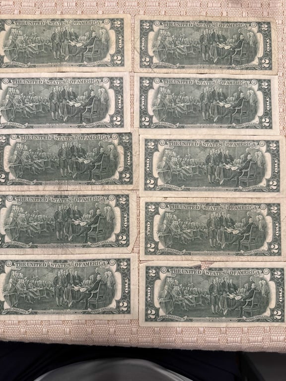 (10) 1976 $2.00 Bills - Image 2