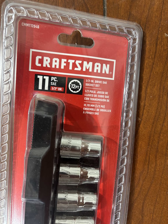 Craftsman 11 Piece 1/2" Dr 12 pt Standard Socket Set - Image 2