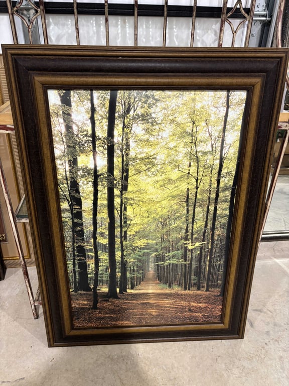 Large Framed Pictures of Woods - Image 2