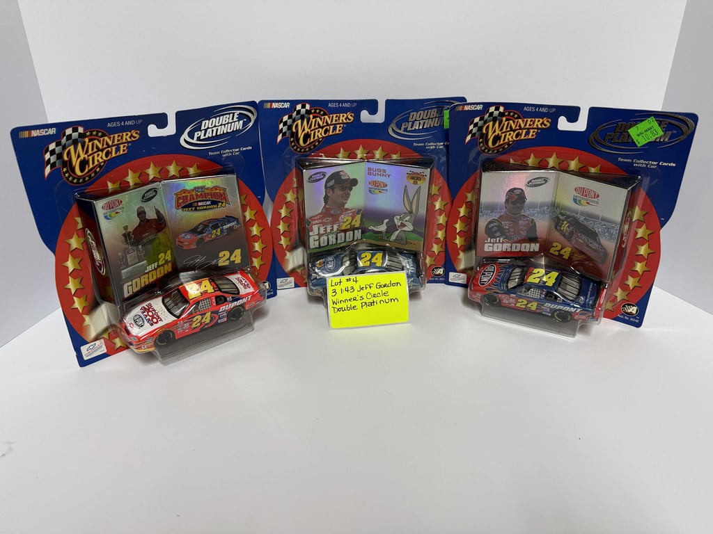 3 1:43 JEFF GORDON WINNERS CIRCLE DOUBLE PLATINUM
